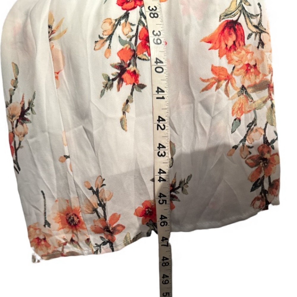 Floral Flair Jumpsuit (ivory) with pockets from NanaMacs/Wishlist Apparel SMALL - Picture 13 of 16
